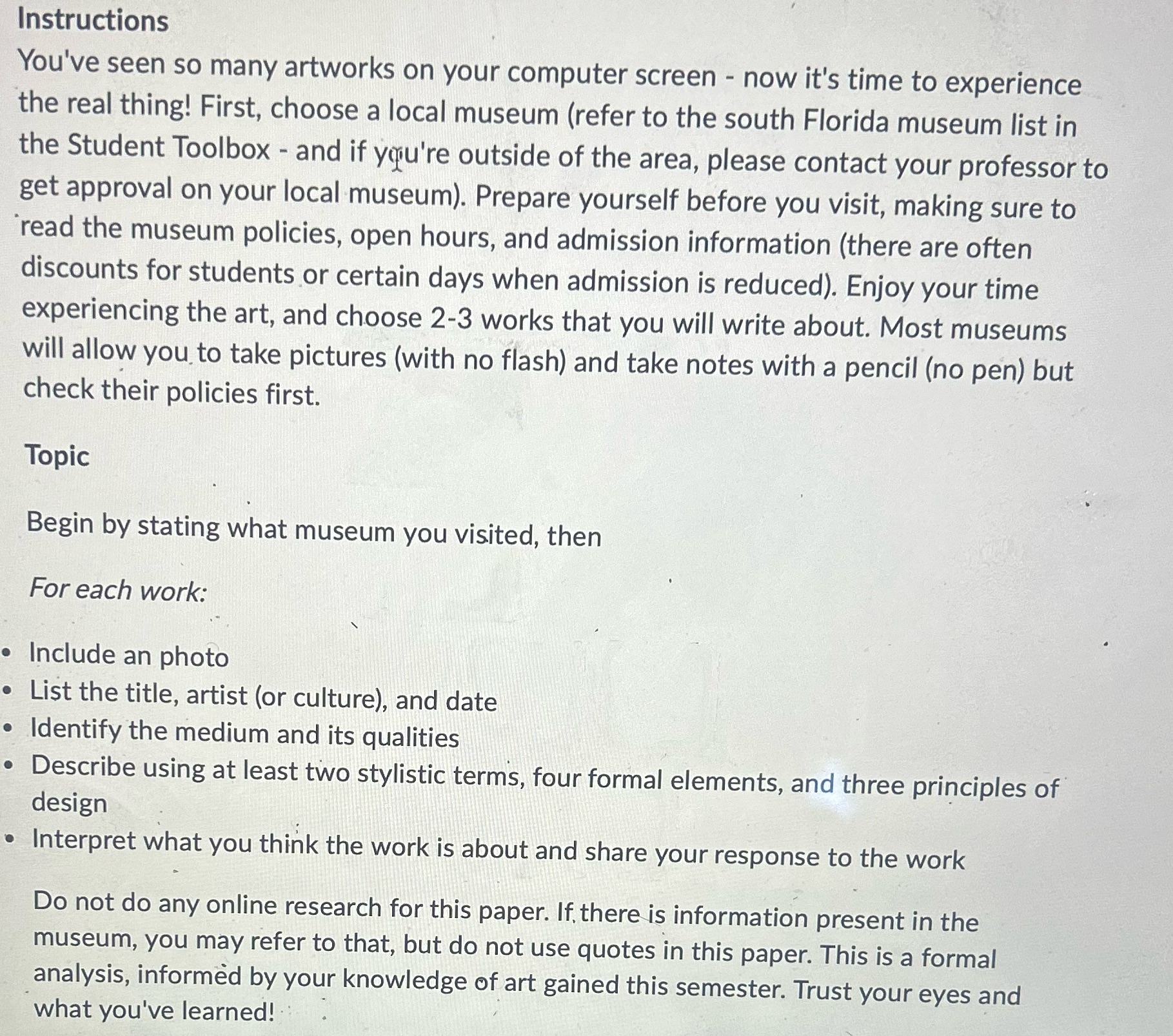 Hello hope all is well, for the assignment it can