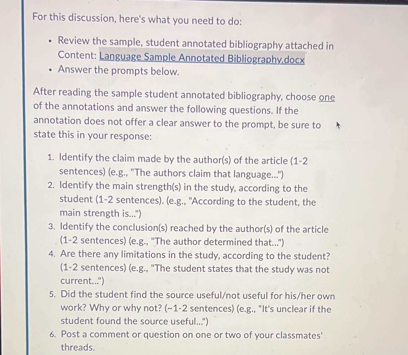 | For this discussion, here's what you need