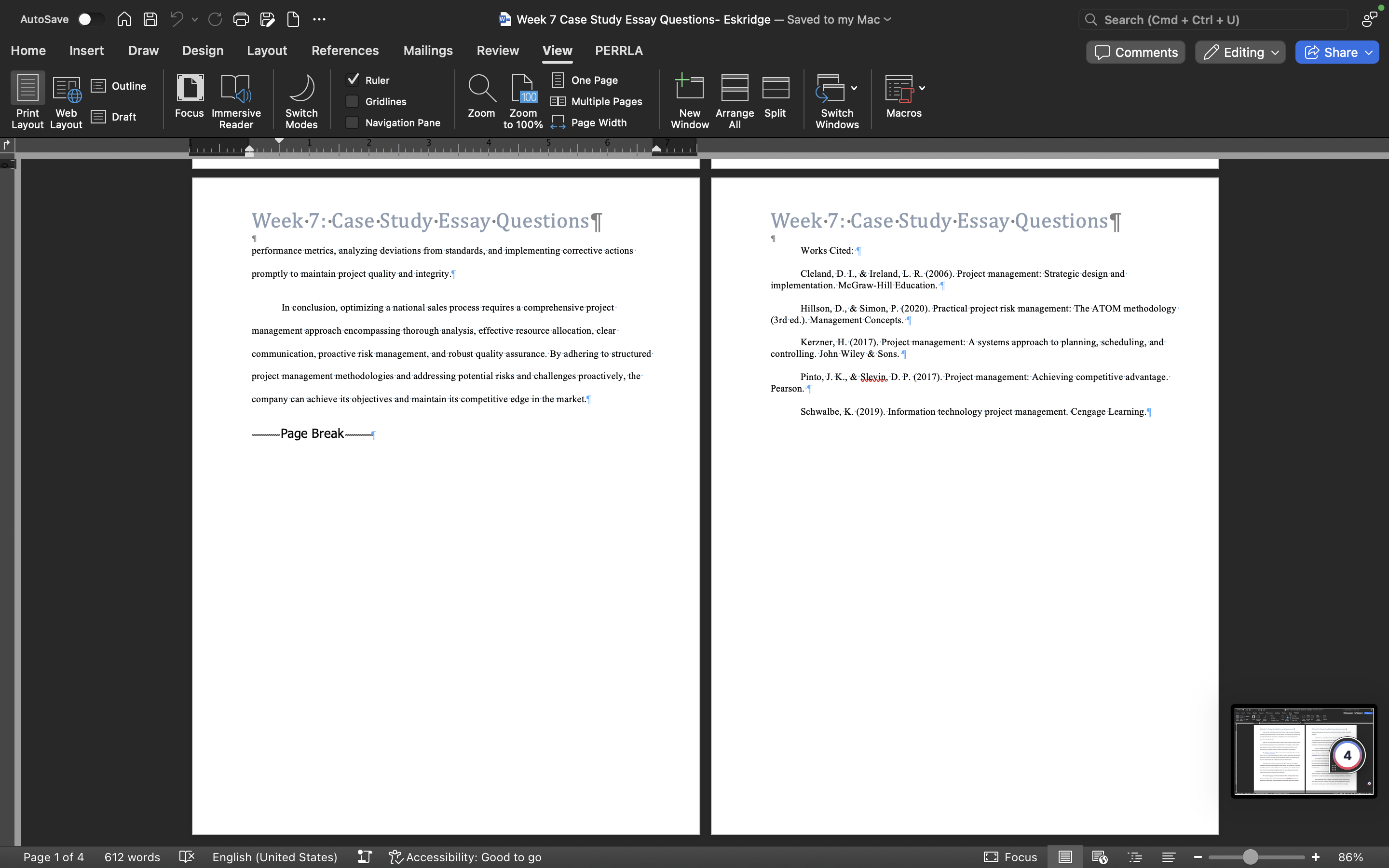 AutoSave AH ? C690 ... w- Week 7 Case Study Essay