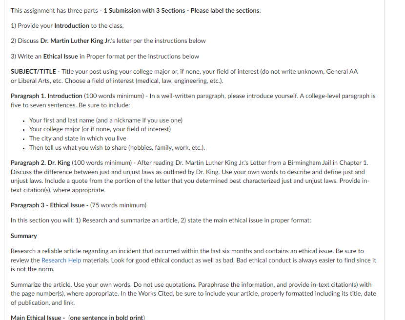 Instructions This is a Dropbox/Discussion