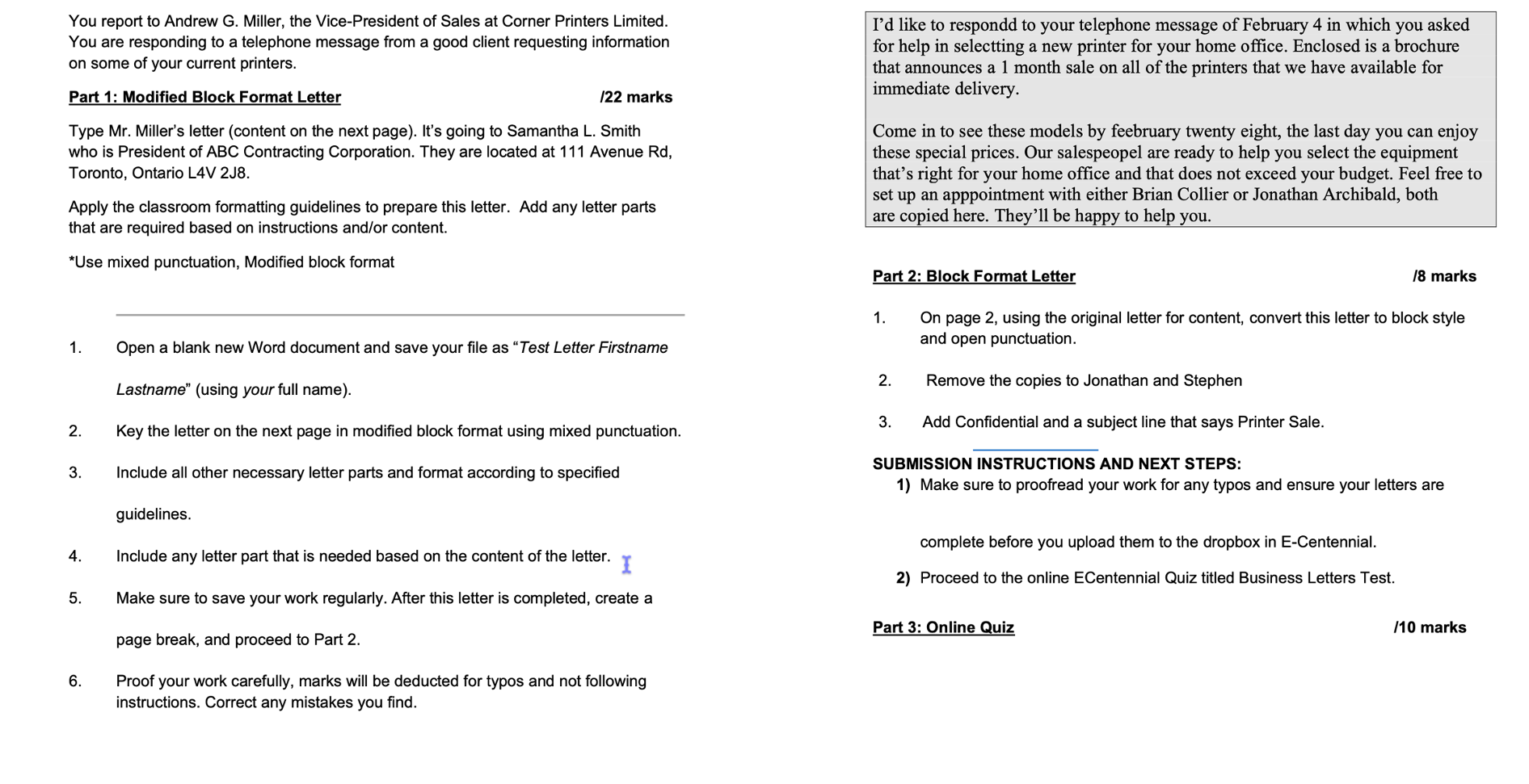 Please help read the following instructions and