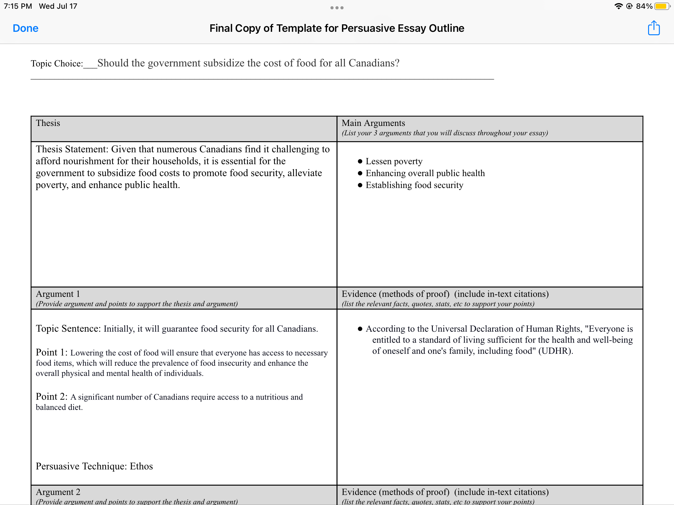 I need help writing an essay with this practice