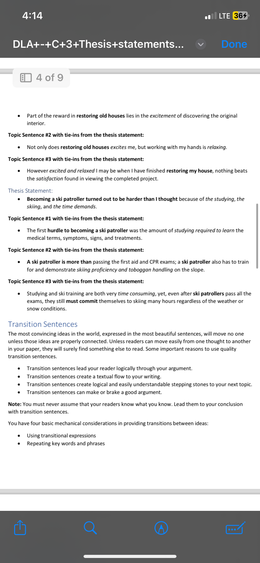 P DLA+-+C+3+Thesis+statements... Thesis