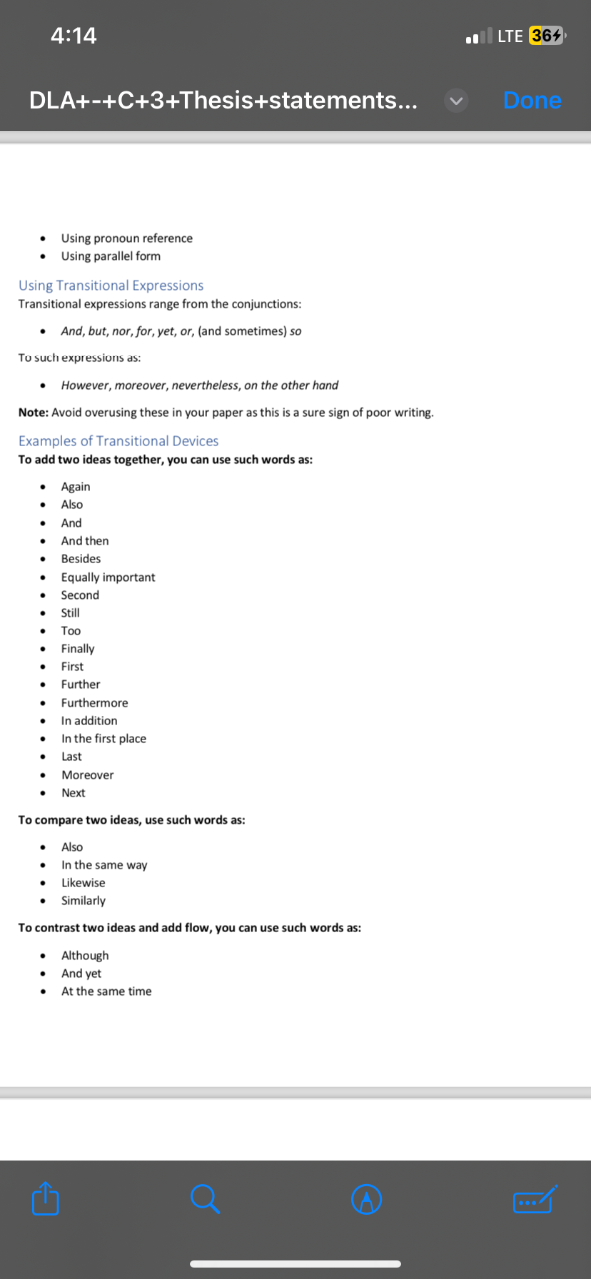 P DLA+-+C+3+Thesis+statements... Thesis