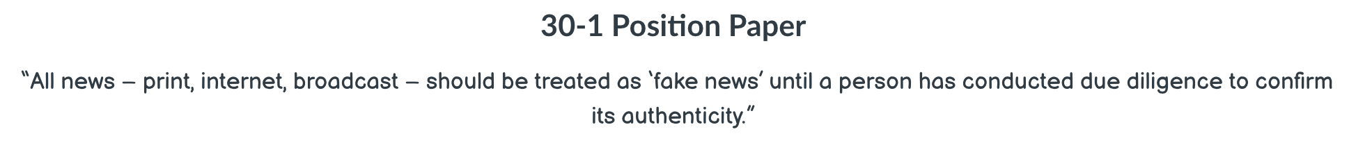 Please help me write position paper. In the given