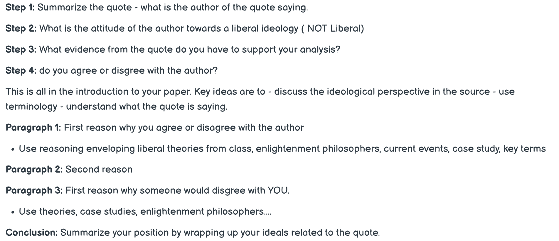 Please help me write position paper. In the given