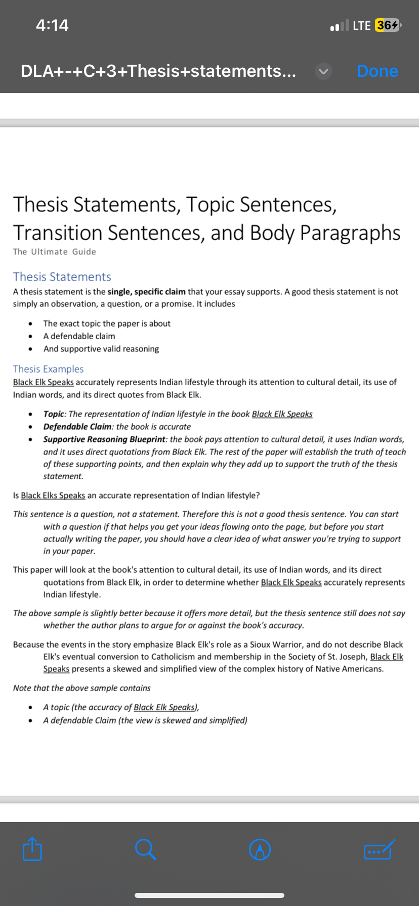 P DLA+-+C+3+Thesis+statements... Thesis