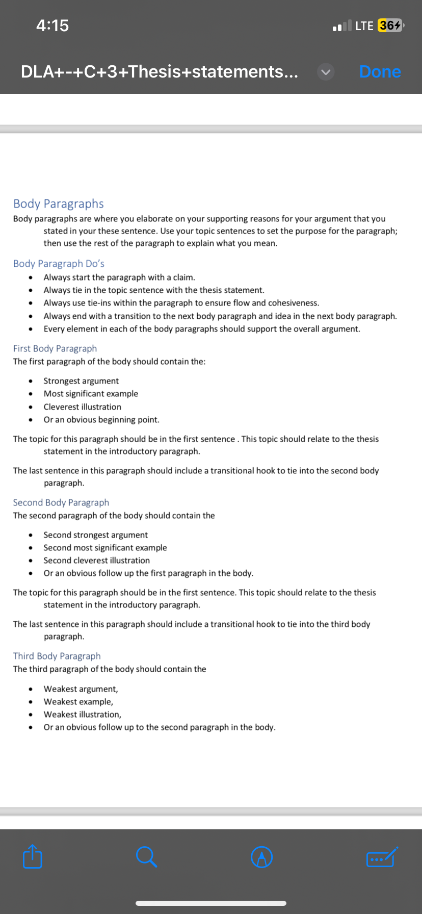 P DLA+-+C+3+Thesis+statements... Thesis