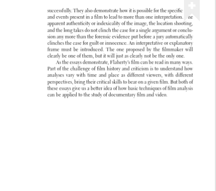 Read: Chapter Nineof Introduction to Documentary