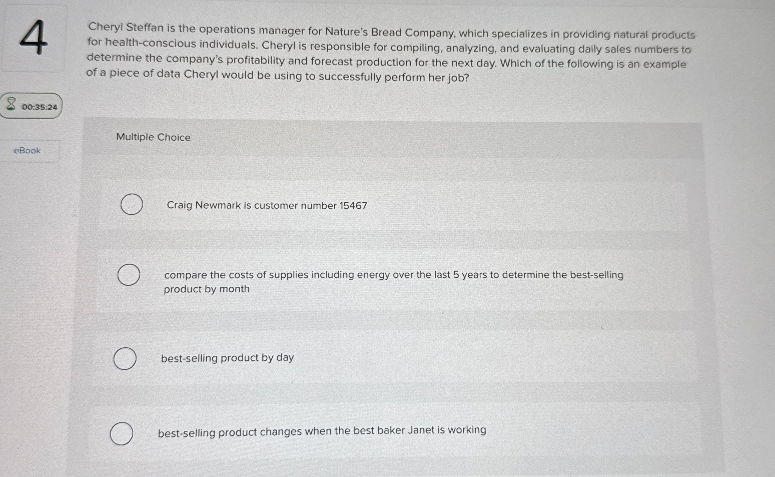 4 Cheryl Steffan is the operations manager for