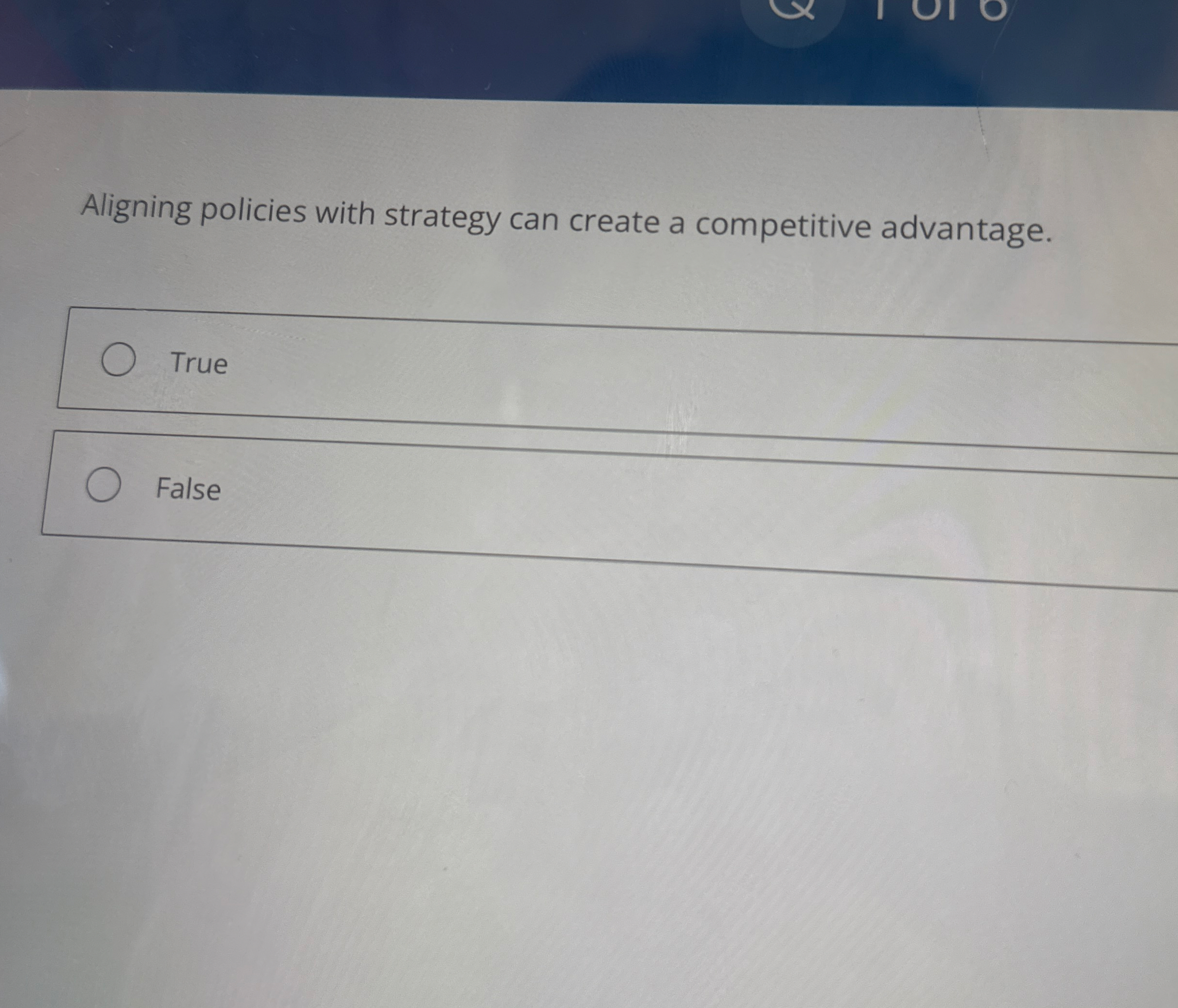 Aligning policies with strategy can create a