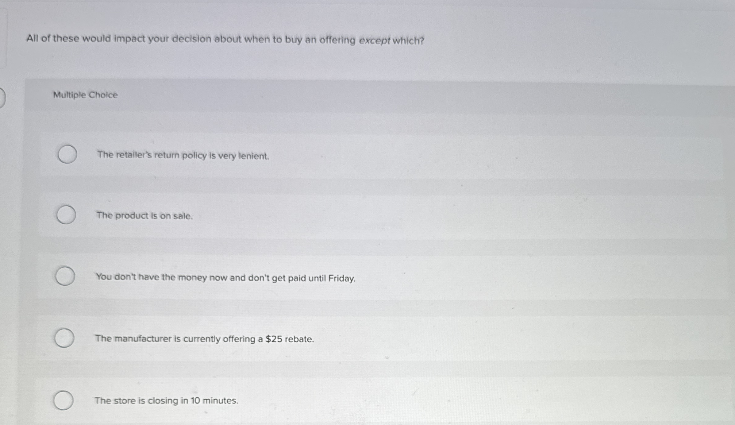 Takara wants to purchase a fitness watch. She is