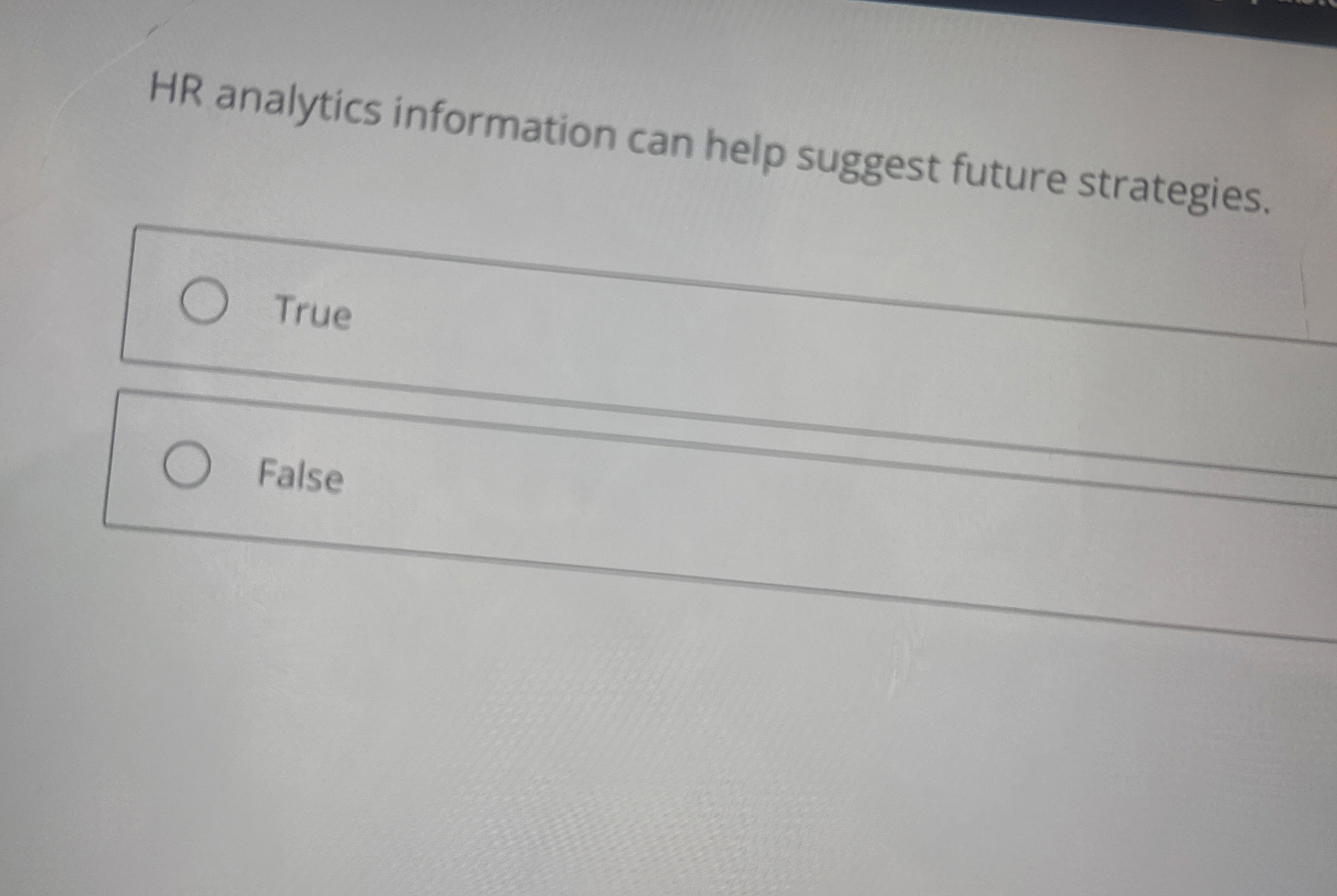HR analytics information can help suggest future