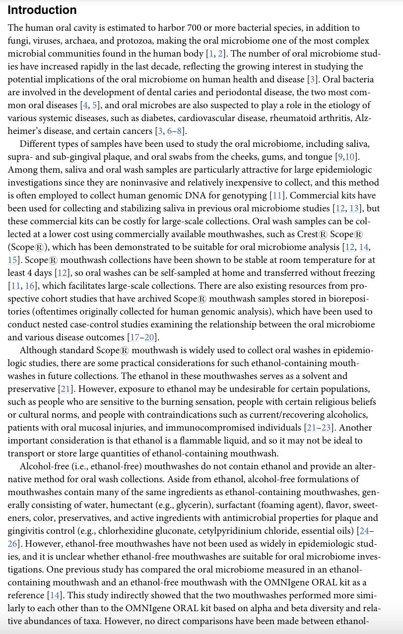 For the article provided below please write down