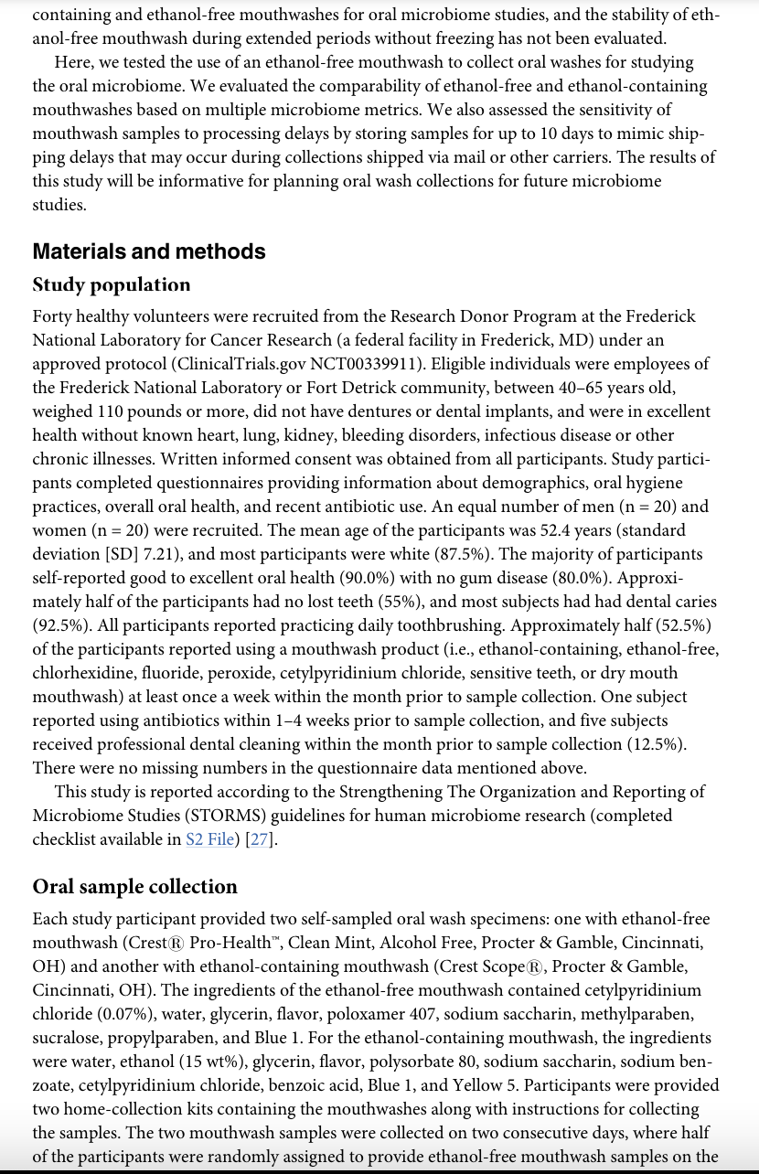 For the article provided below please write down