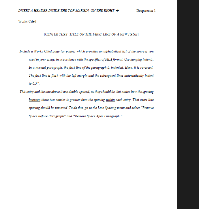 This outline below needs to be redone with