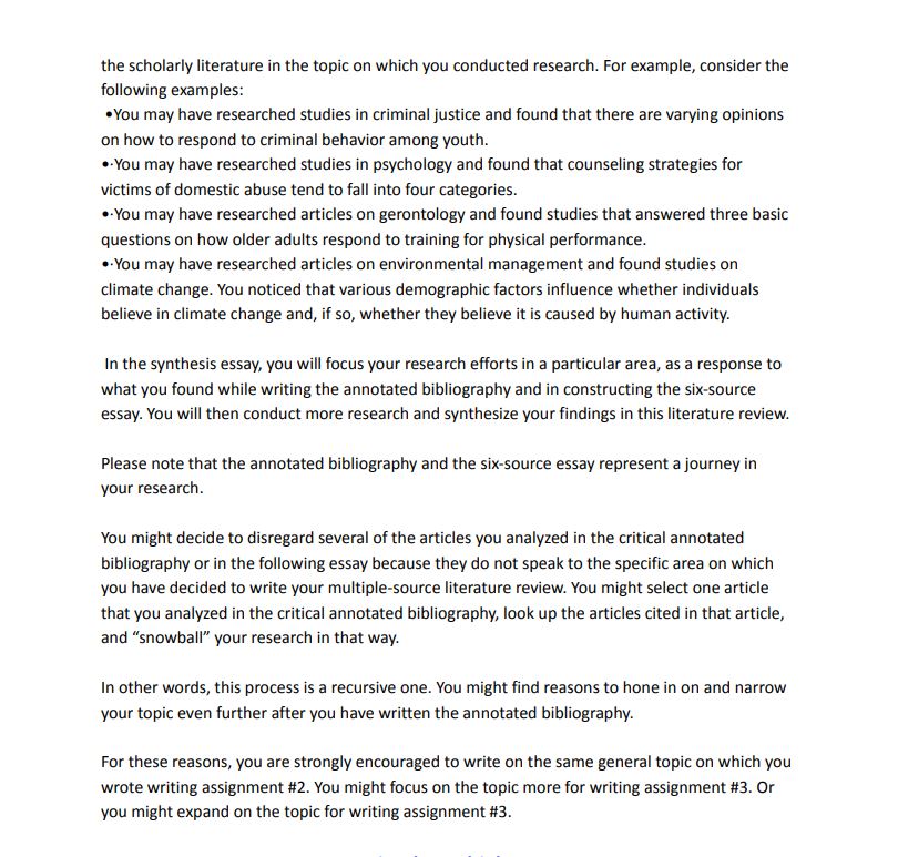 'Task: The multiple-source essay asks you to