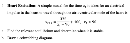 . Heart Excitation: A simple model for the time