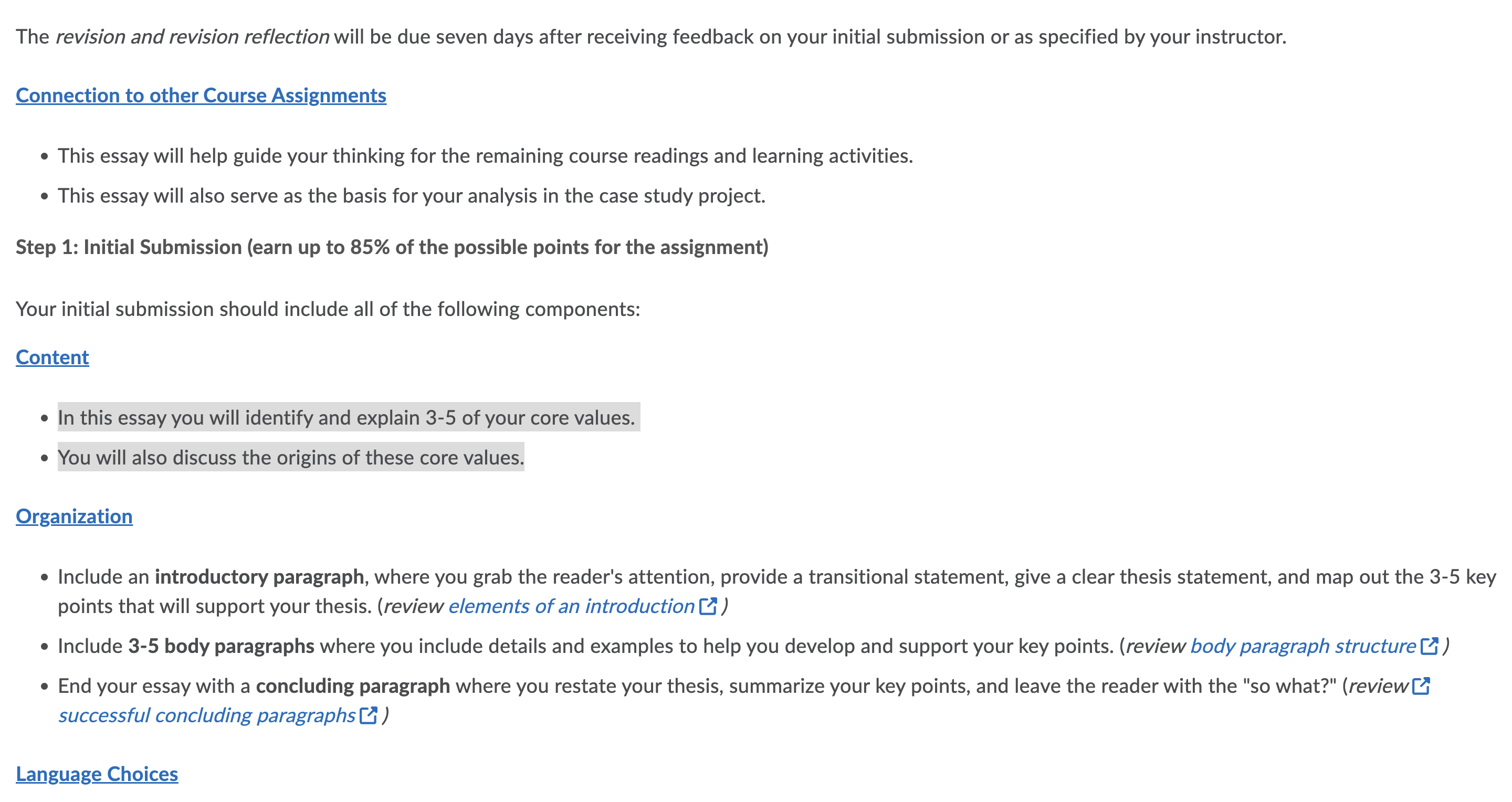 Assignment Directions This week, you have 1