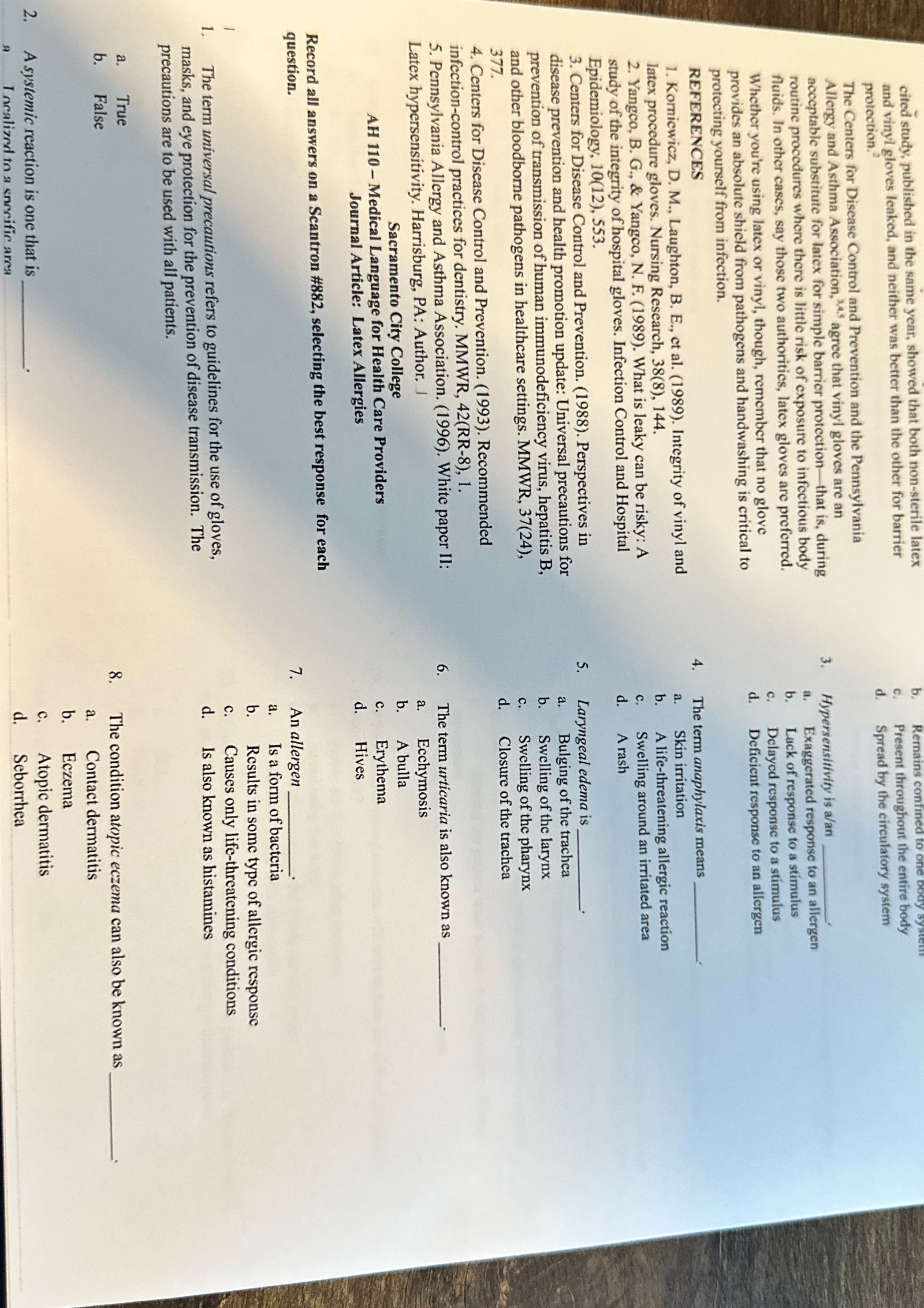 Could I get some help please cited study,