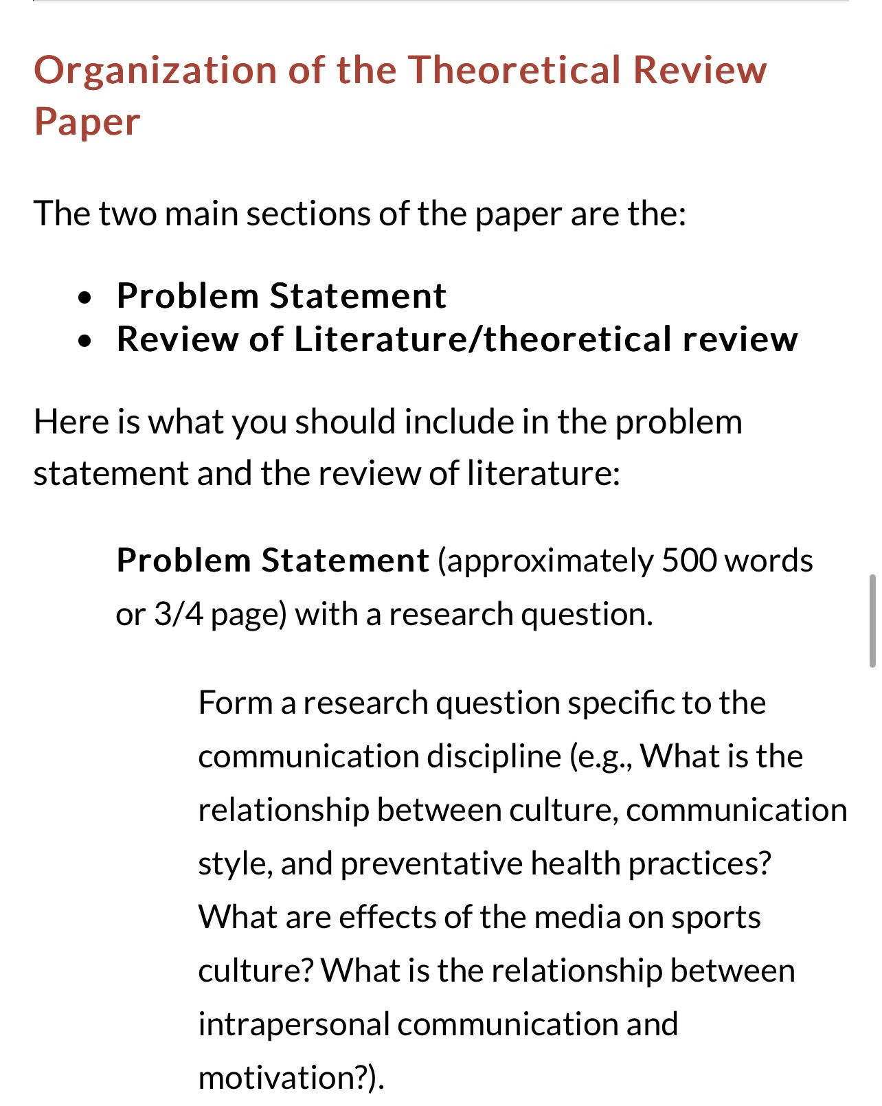 Selection of the Topic Select a Topic First, you