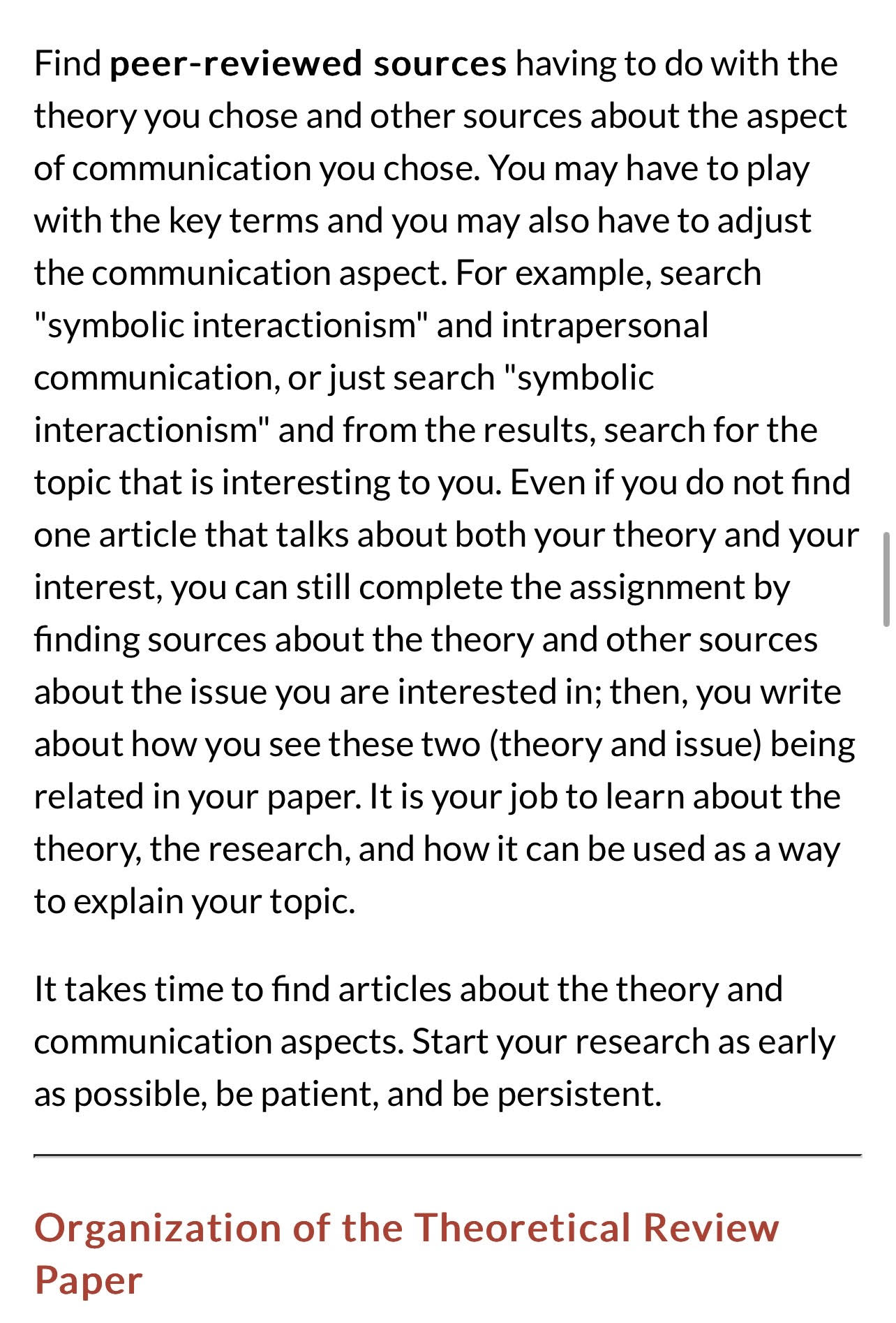 Selection of the Topic Select a Topic First, you