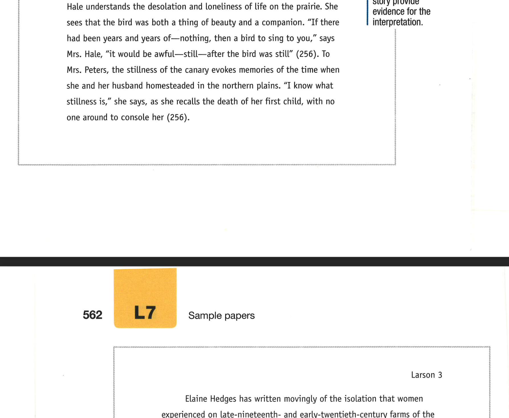 Professional Styles Analysis Assignment This