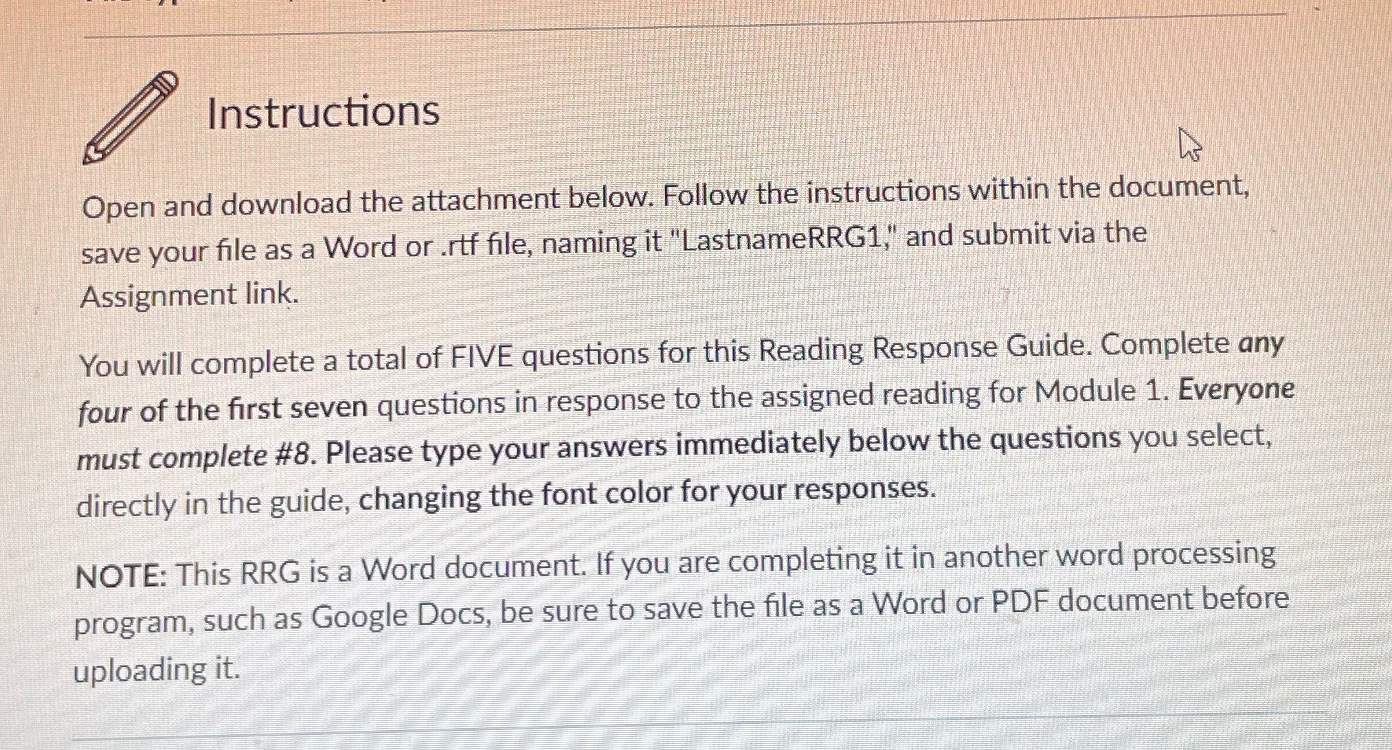 Reading Response Guide 1 - 2022 Update.docx