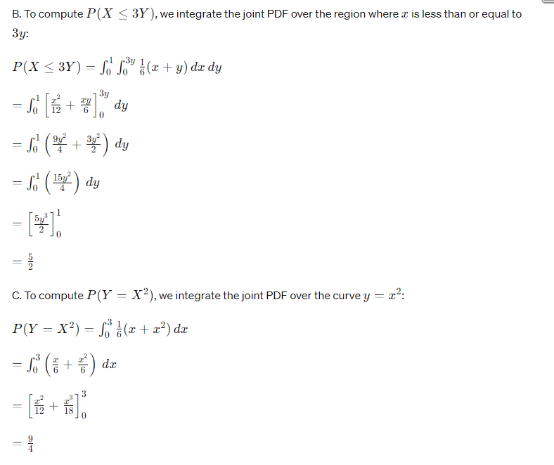 Let X and Y be random variables with joint PDF