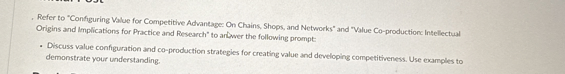 Refer to "Configuring Value for Competitive
