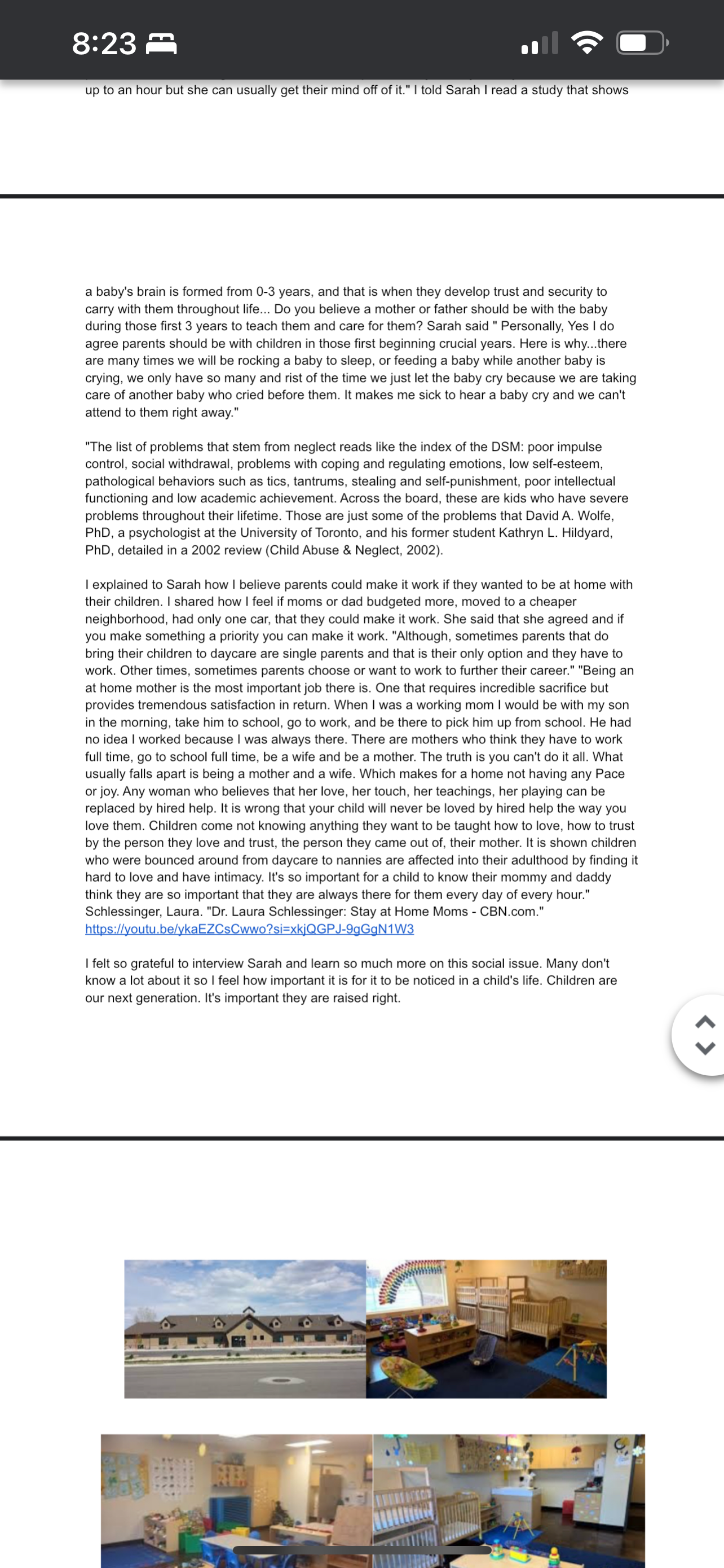 Draft Profile A few weeks ago my husband and |