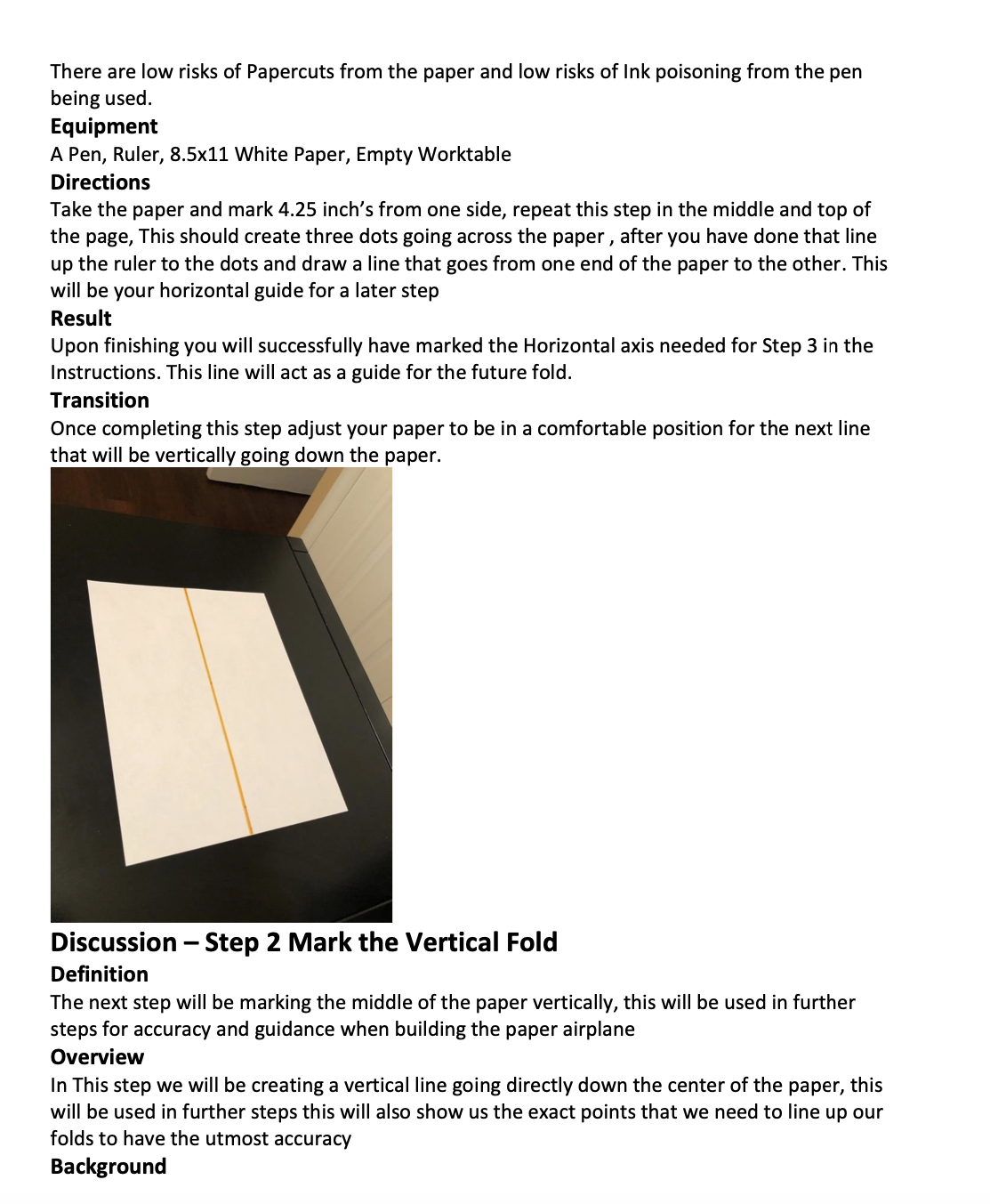 Instructions Paper This paper involves writing a