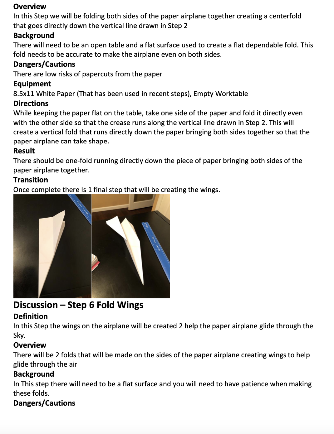 Instructions Paper This paper involves writing a