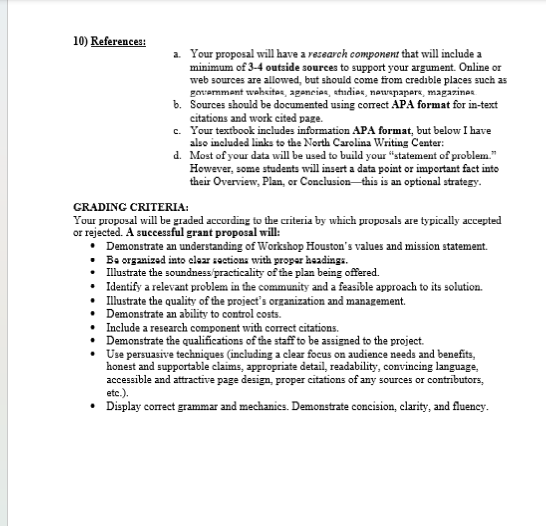 I need help creating this assignment, I would