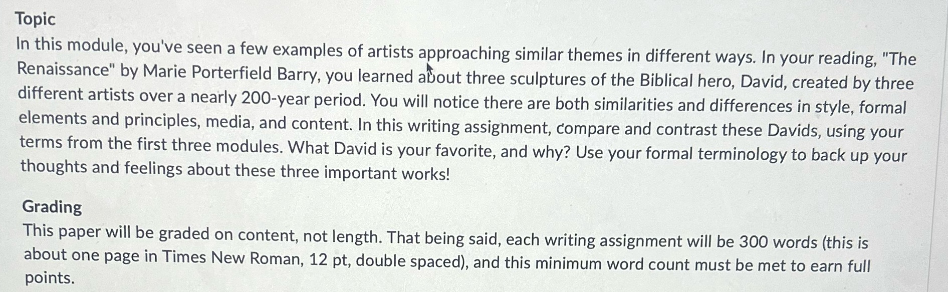 Topic In this module, you've seen a few