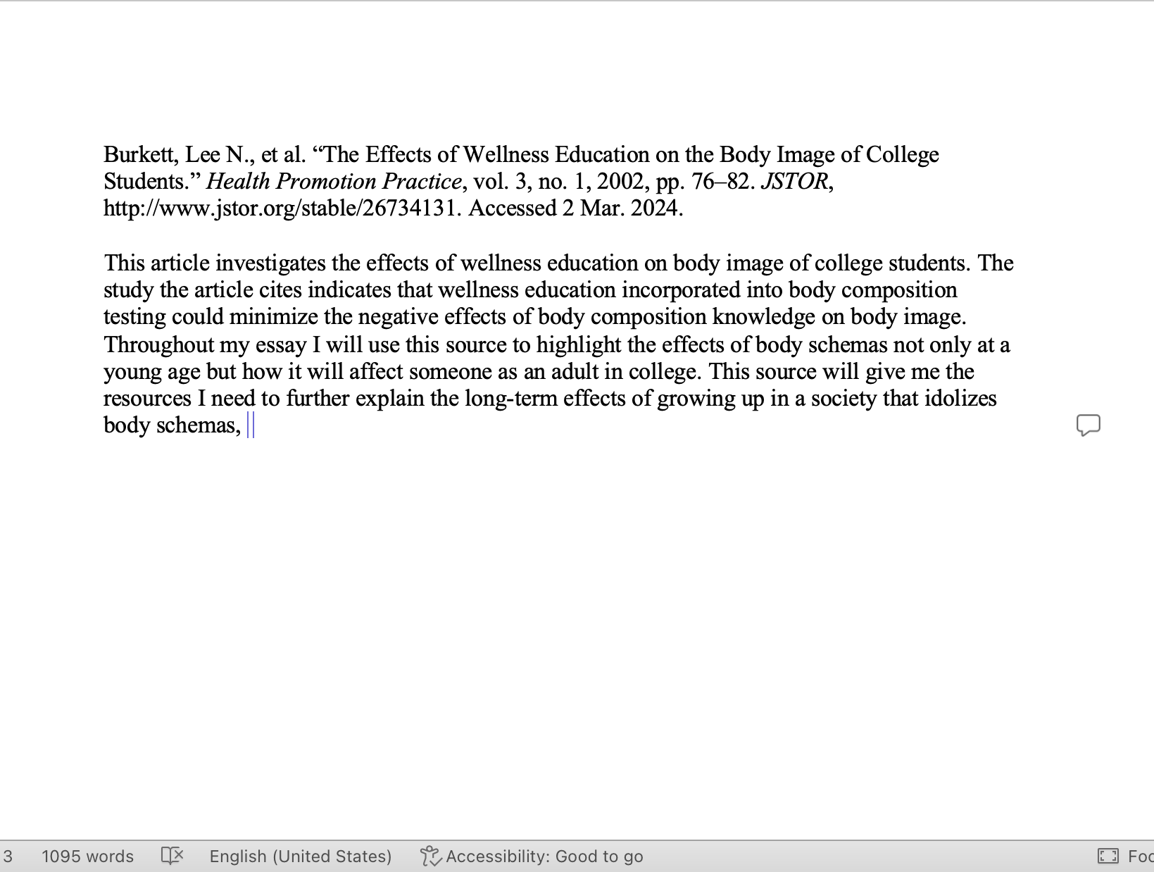 Use essay for proposal below Annotated