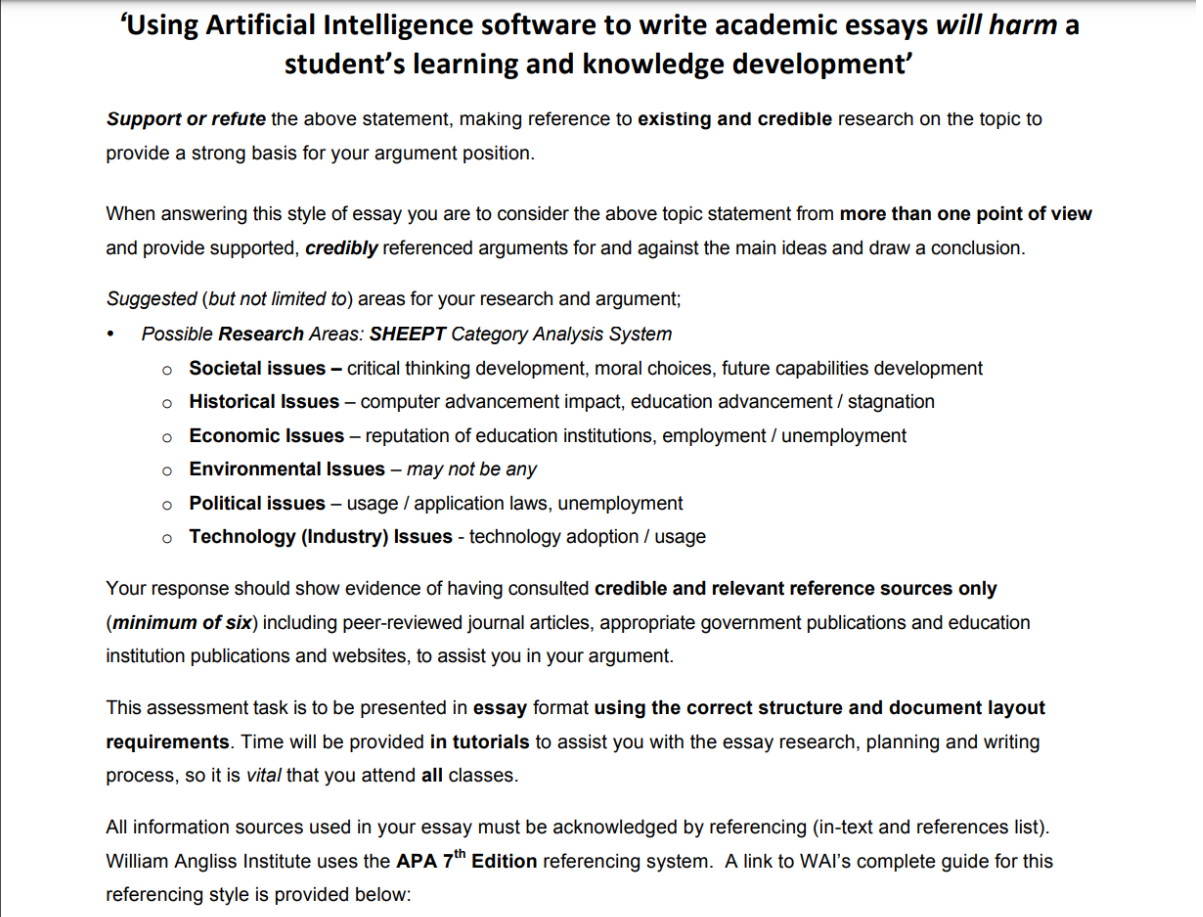 'Using Artificial Intelligence software to write