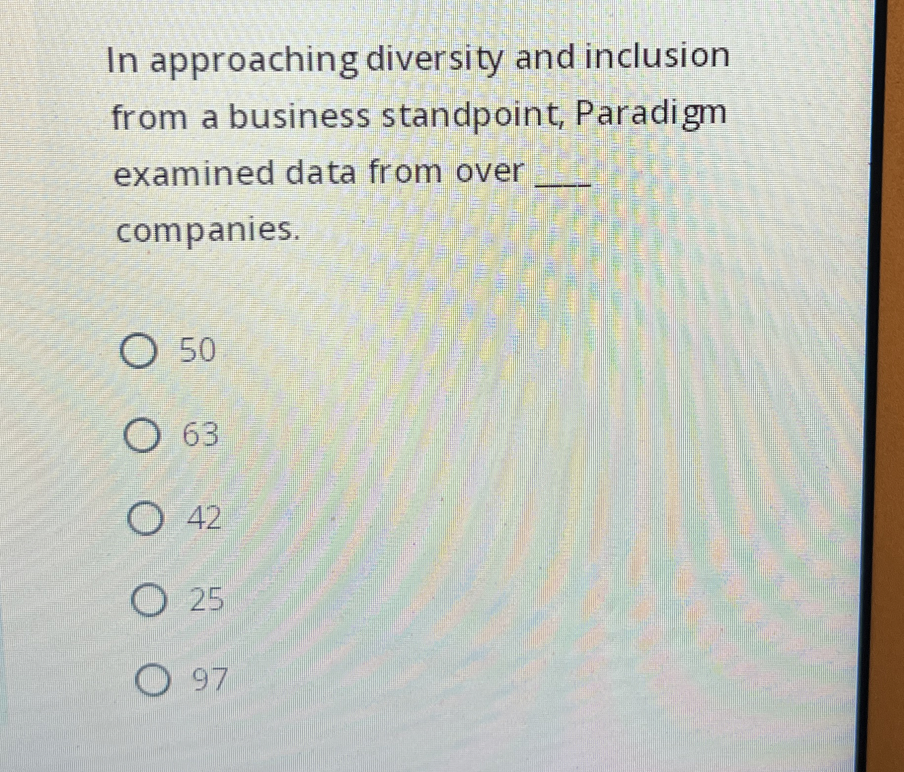 Which type of interview involves interviewing