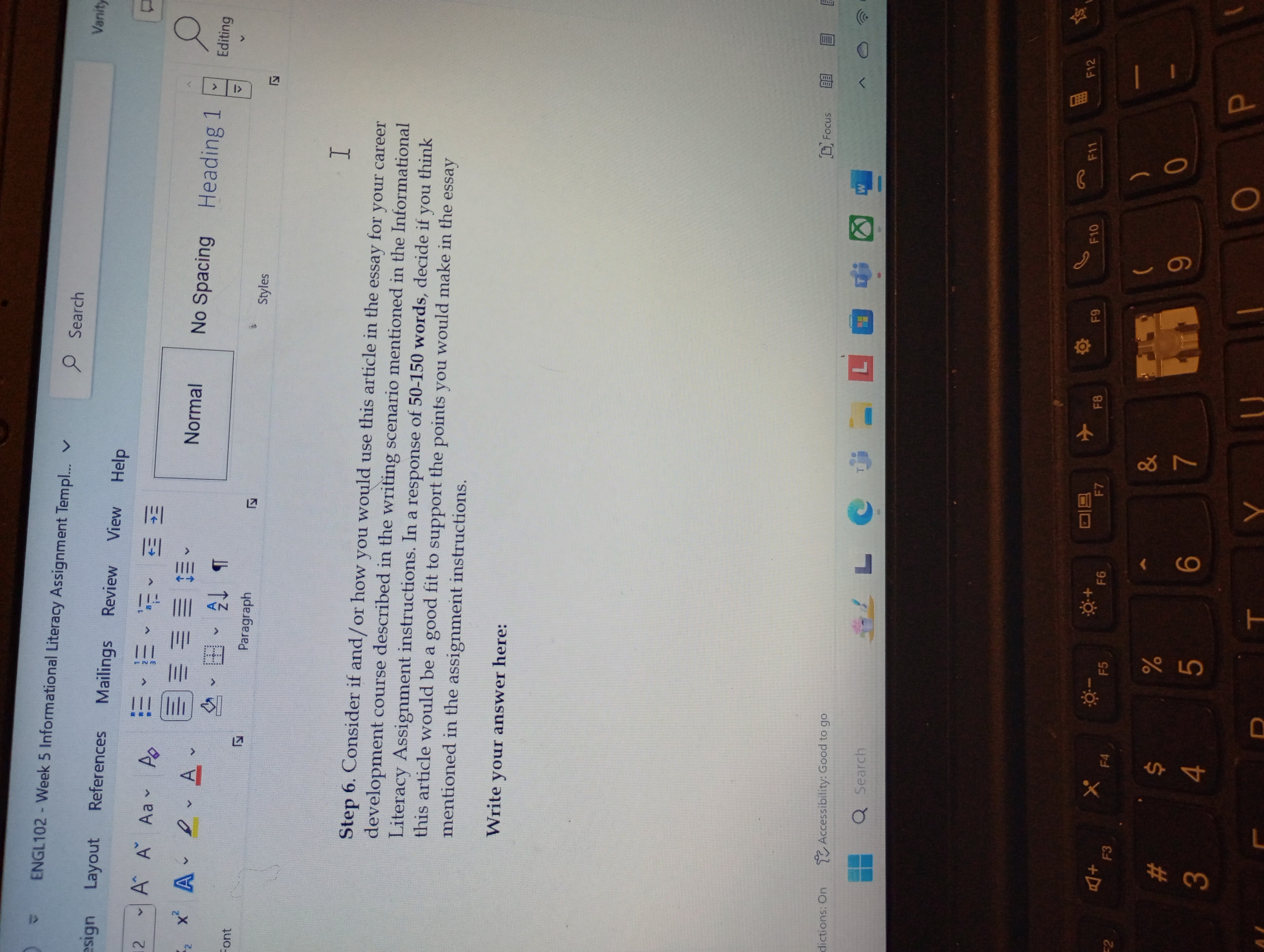 ENGL 102 - Week 5 Informational Literacy