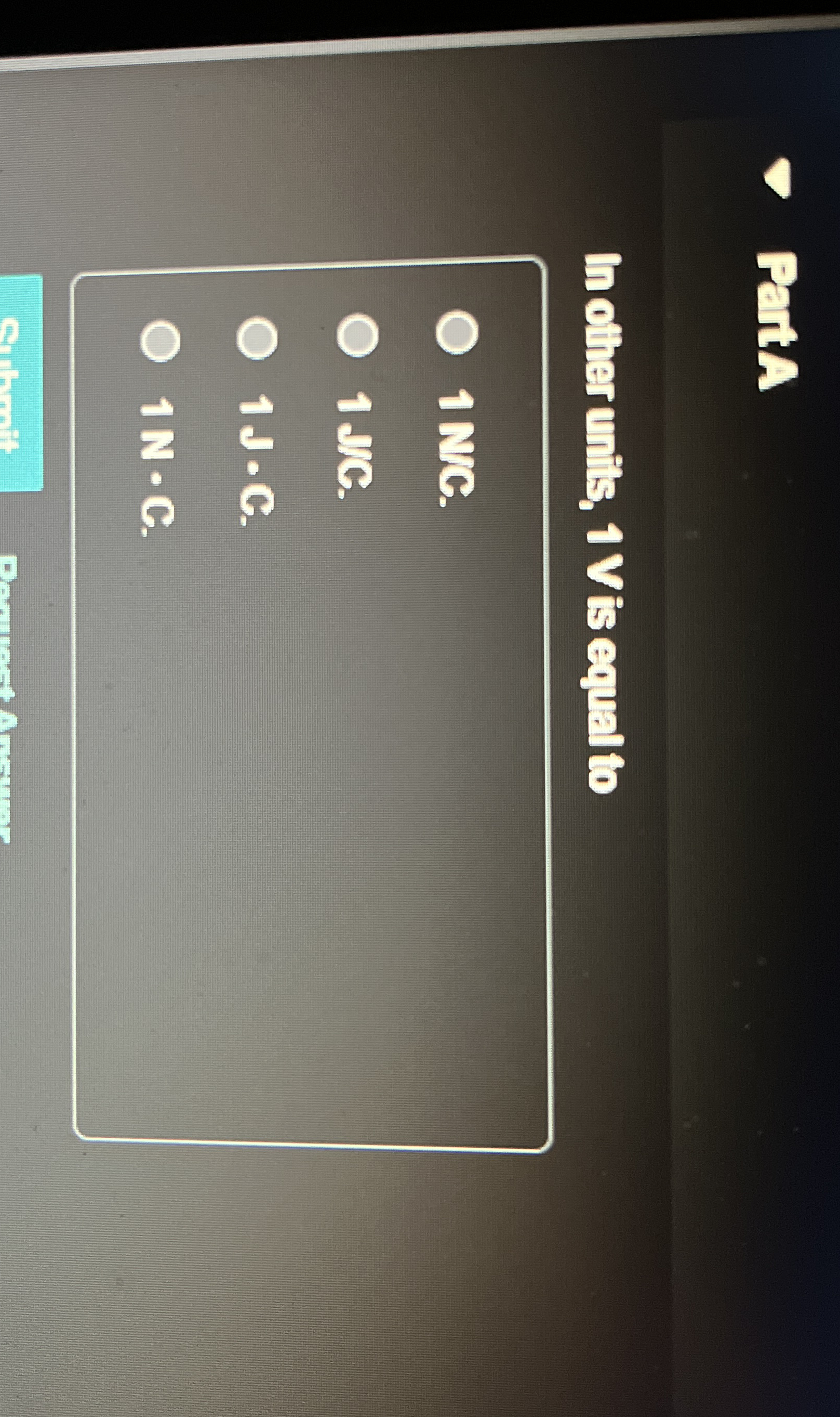 PatA In other units, 1 Vis equal to 1 NC . 1 JC .