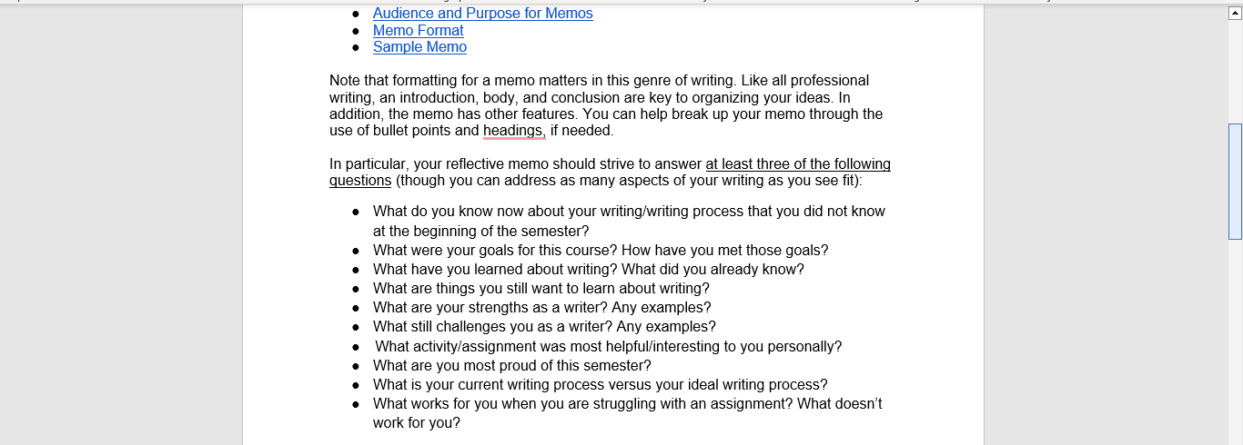 TO: English 101 Students FROM: Your ENG 101