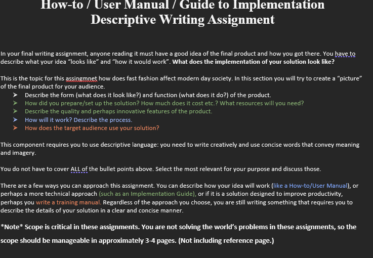 Having a hard time working on this assignment