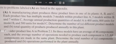 ers to problems labeled ( A ) are listed in the