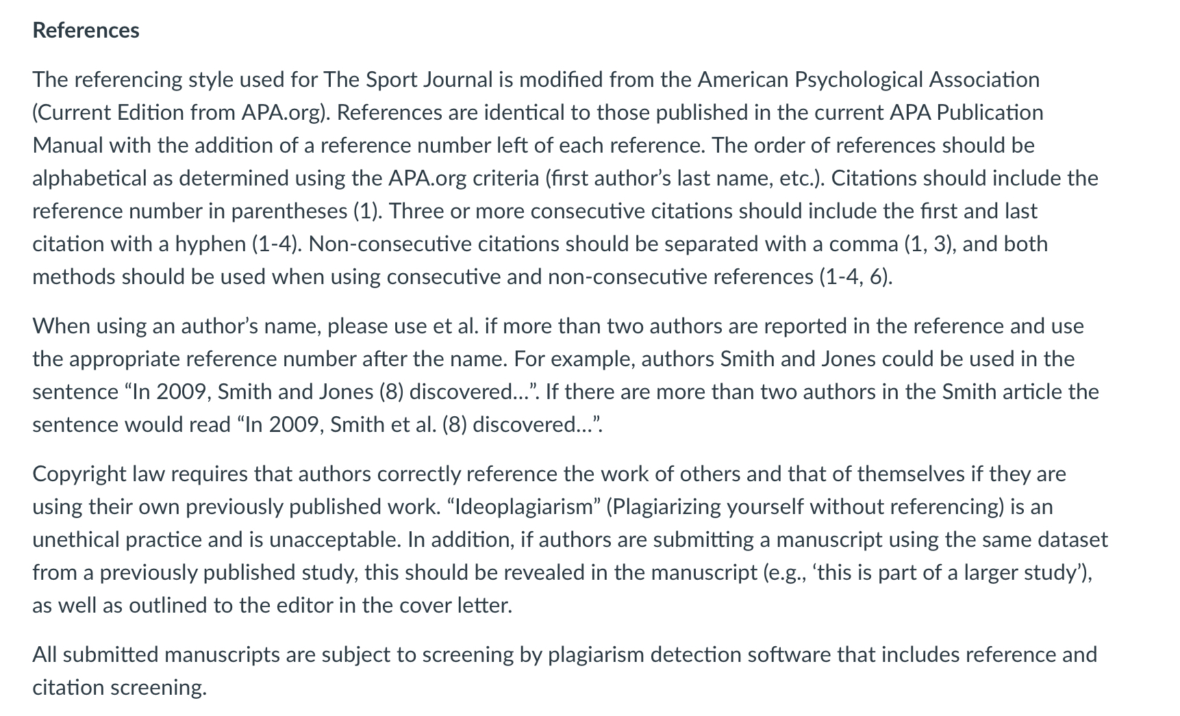 Journal Selection/Research Manuscript Outline