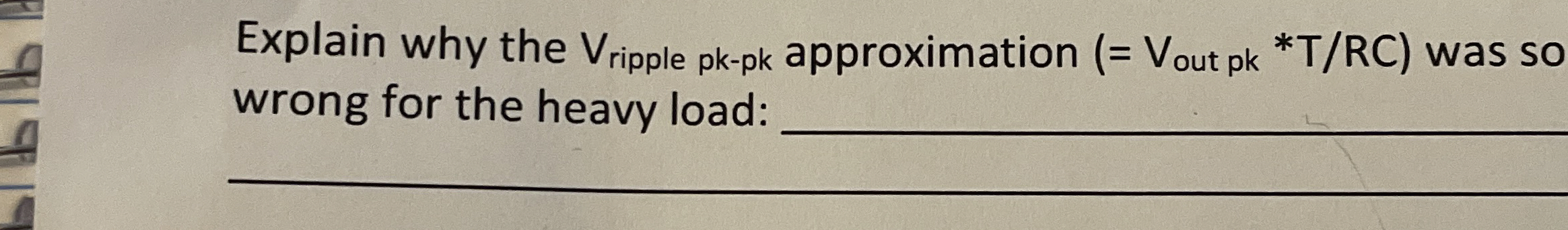 Explain why the V r i p p l e p k - p k
