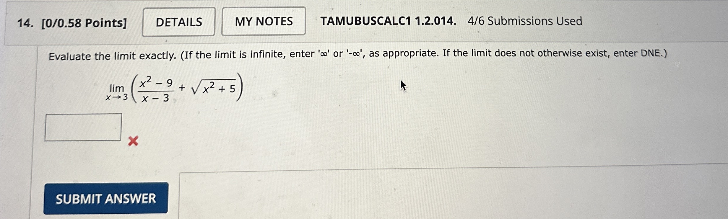 [ 0 / 0 . 5 8 Points ] TAMUBUSCALC 1 1 . 2 . 0 1