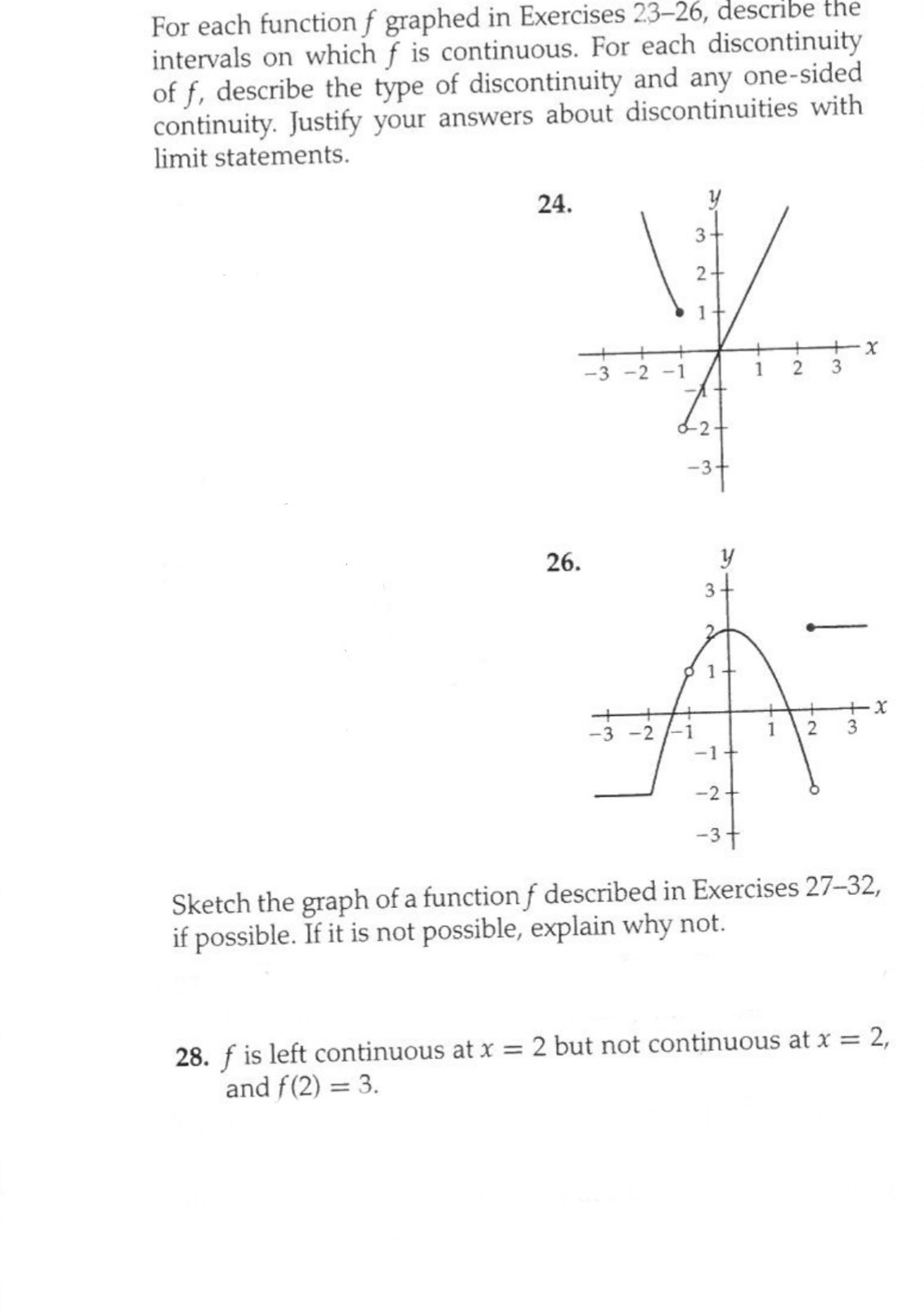 For each function f graphed in Exercises 2 3 - 2
