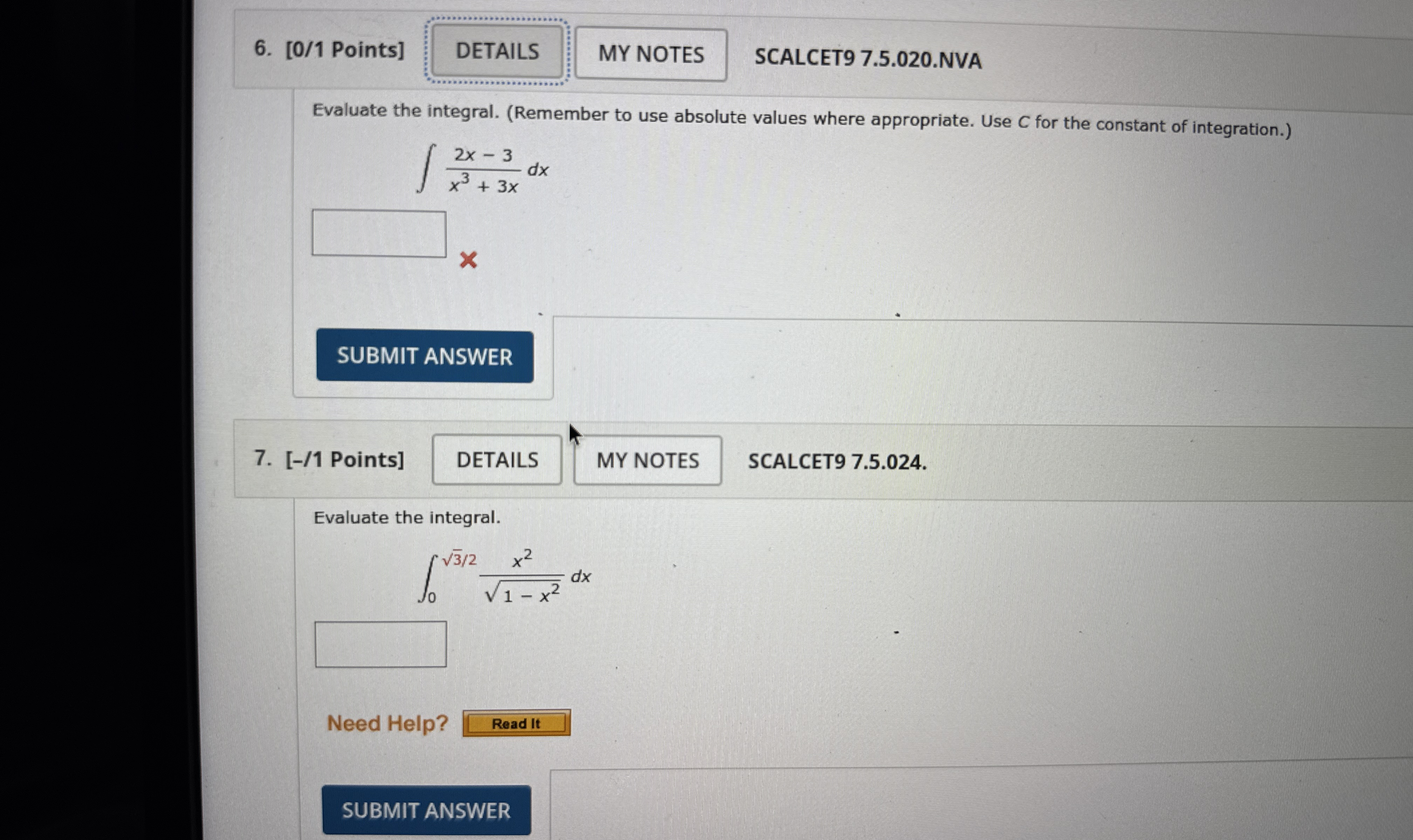 [ 0 / 1 Points ] SCALCET 9 7 . 5 . 0 2 0 . NVA