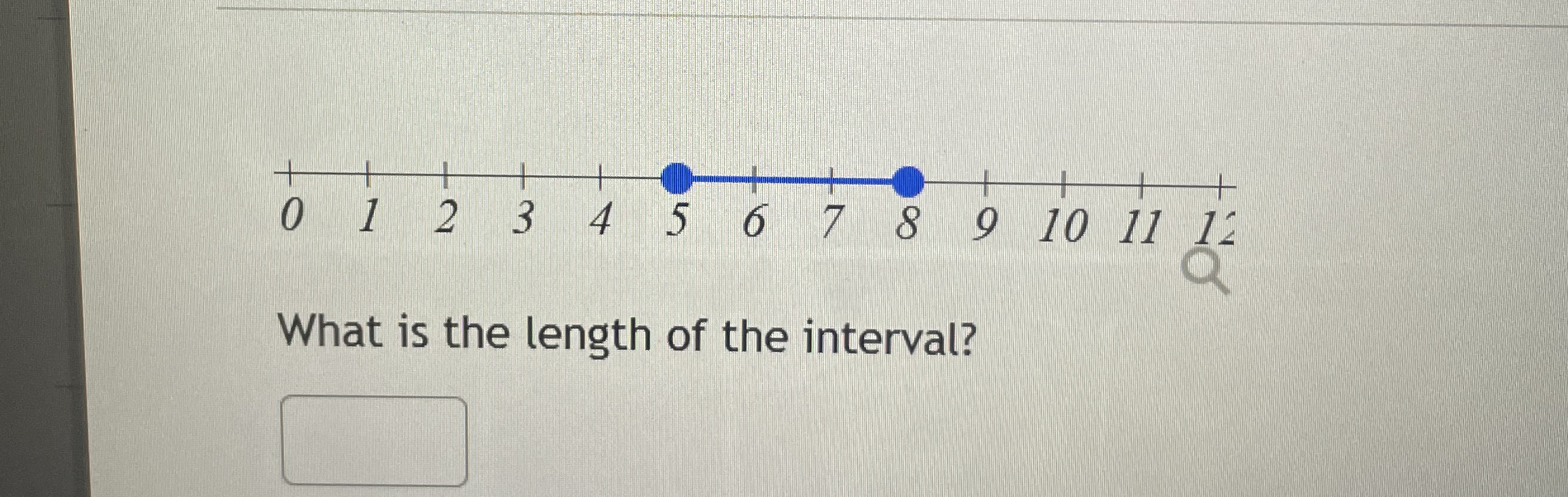 What is the length of the interval?