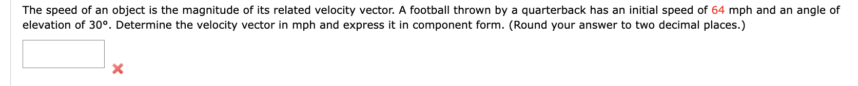 The speed of an object is the magnitude of its